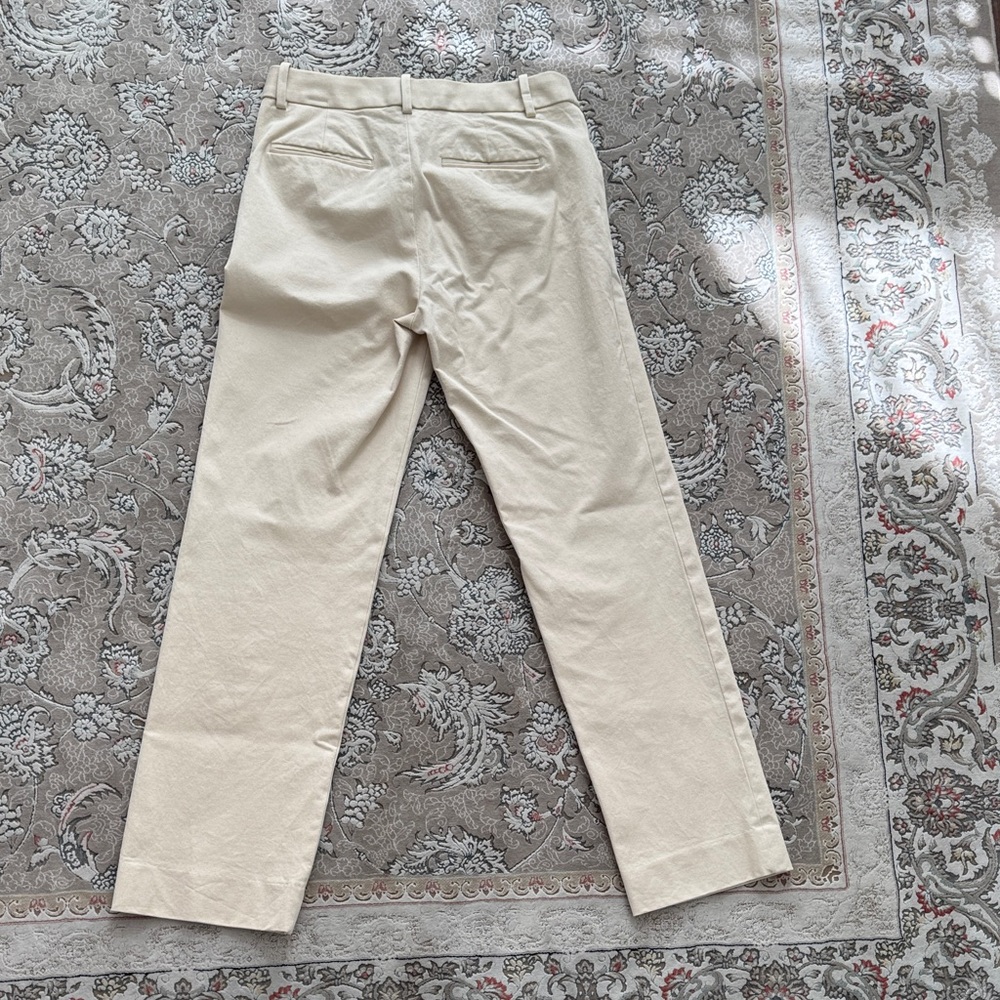 Banana Republic Cream Sloan Trousers